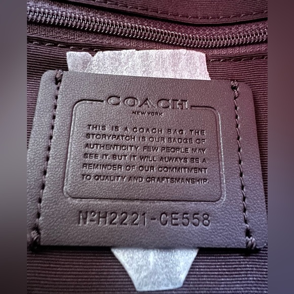 NWT Coach Court Backpack With Coach Motif - Picture 9 of 13